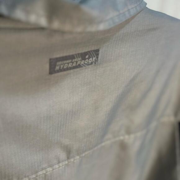 🚨$9🚨 Y2k Second Skin Silver Hydraproof Lightweight Shirt Jacket - Picture 5 of 11